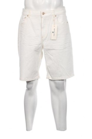 Ανδρικό κοντό παντελόνι Tom Tailor, Μέγεθος M, Χρώμα Λευκό, Τιμή 17,58 €