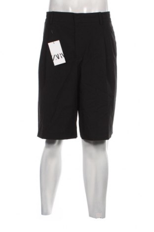 Мъжки къс панталон Zara, Размер L, Цвят Черен, Цена 46,00 лв.