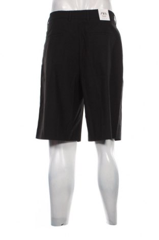 Мъжки къс панталон Zara, Размер M, Цвят Черен, Цена 16,10 лв.
