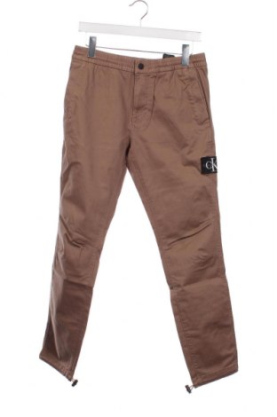 Pantaloni de bărbați Calvin Klein Jeans, Mărime S, Culoare Maro, Preț 230,92 Lei