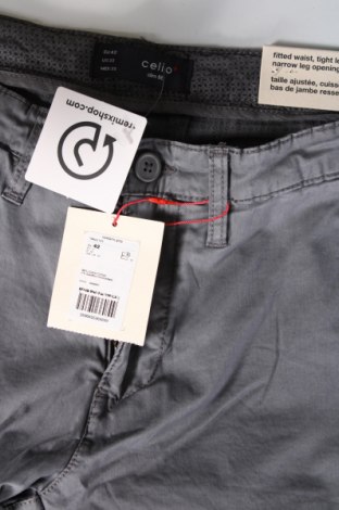 Ανδρικό παντελόνι Celio, Μέγεθος M, Χρώμα Γκρί, Τιμή 10,20 €