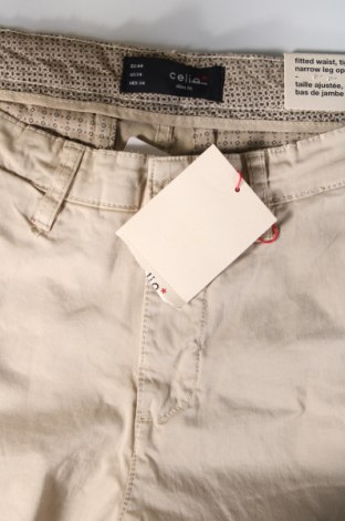 Ανδρικό παντελόνι Celio, Μέγεθος L, Χρώμα  Μπέζ, Τιμή 12,09 €