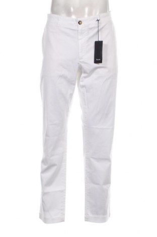 Мъжки панталон Faconnable, Размер XL, Цвят Бял, Цена 210,82 лв.