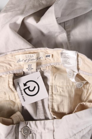 Pánske nohavice  H&M L.O.G.G., Veľkosť L, Farba Kremová, Cena  5,59 €