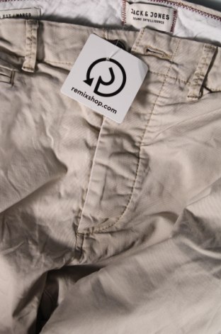 Ανδρικό παντελόνι Jack & Jones, Μέγεθος M, Χρώμα  Μπέζ, Τιμή 25,36 €