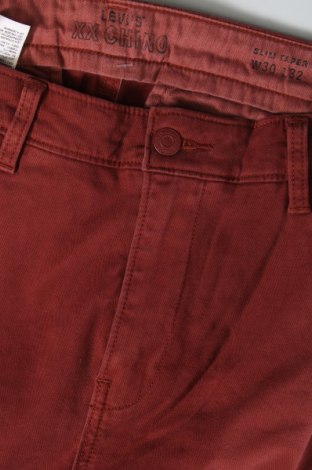 Мъжки панталон Levi's, Размер S, Цвят Червен, Цена 33,48 лв.