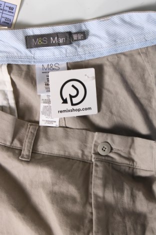 Męskie spodnie Marks & Spencer, Rozmiar XL, Kolor Szary, Cena 76,97 zł