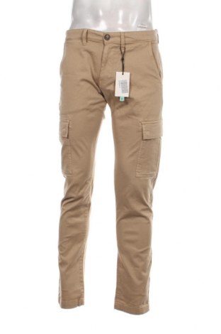 Мъжки панталон Pepe Jeans, Размер L, Цвят Бежов, Цена 71,40 лв.