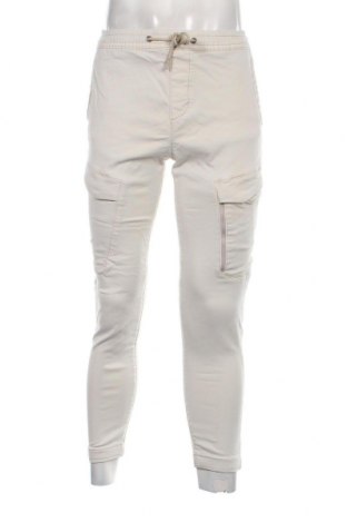 Мъжки панталон Pull&Bear, Размер S, Цвят Бежов, Цена 17,40 лв.