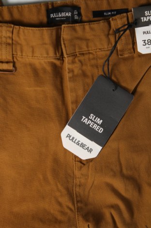 Мъжки панталон Pull&Bear, Размер M, Цвят Бежов, Цена 20,70 лв.