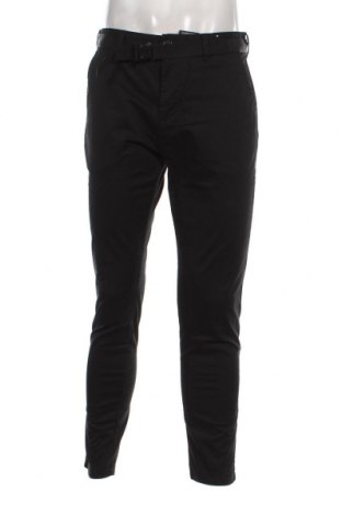 Pantaloni de bărbați Pull&Bear, Mărime M, Culoare Negru, Preț 33,29 Lei