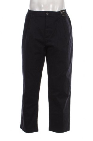 Мъжки панталон Pull&Bear, Размер L, Цвят Син, Цена 19,78 лв.