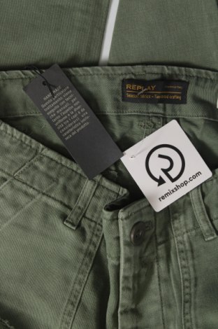 Pantaloni de bărbați Replay, Mărime S, Culoare Verde, Preț 570,39 Lei