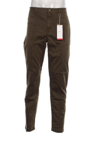 Ανδρικό παντελόνι S.Oliver, Μέγεθος L, Χρώμα Πράσινο, Τιμή 11,99 €