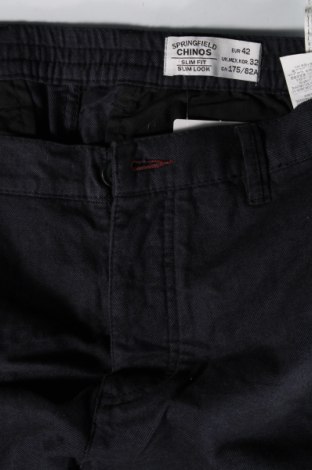 Męskie spodnie Springfield, Rozmiar L, Kolor Niebieski, Cena 247,89 zł
