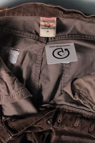 Męskie spodnie True Religion, Rozmiar M, Kolor Brązowy, Cena 88,28 zł