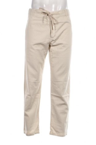 Мъжки панталон United Colors Of Benetton, Размер L, Цвят Екрю, Цена 37,20 лв.