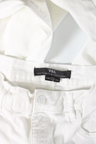 Мъжки панталон Victorio & Lucchino, Размер M, Цвят Бял, Цена 21,00 лв.