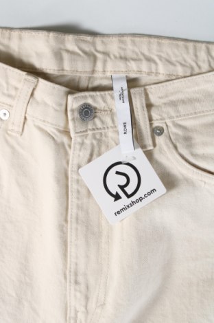 Pantaloni de bărbați Weekday, Mărime M, Culoare Ecru, Preț 305,92 Lei