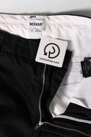 Pantaloni de bărbați Weekday, Mărime M, Culoare Negru, Preț 24,94 Lei