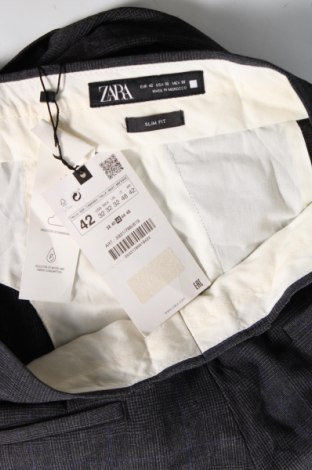 Pánske nohavice  Zara, Veľkosť M, Farba Sivá, Cena  15,31 €