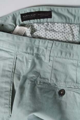 Pánske nohavice  Zara Man, Veľkosť XS, Farba Zelená, Cena  14,00 €