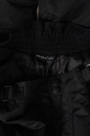 Ανδρικό παντελόνι για χειμερινά σπορ Okay, Μέγεθος S, Χρώμα Μαύρο, Τιμή 7,89 €