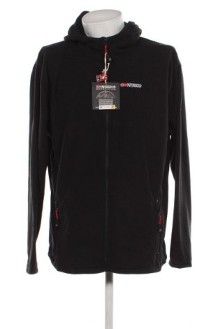 Ανδρικό φούτερ fleece Geographical Norway, Μέγεθος XXL, Χρώμα Μαύρο, Τιμή 78,01 €