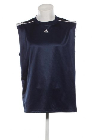 Herren Tanktop Adidas, Größe L, Farbe Blau, Preis 4,92 €