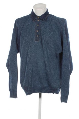 Ανδρικό πουλόβερ, Μέγεθος XL, Χρώμα Μπλέ, Τιμή 15,00 €
