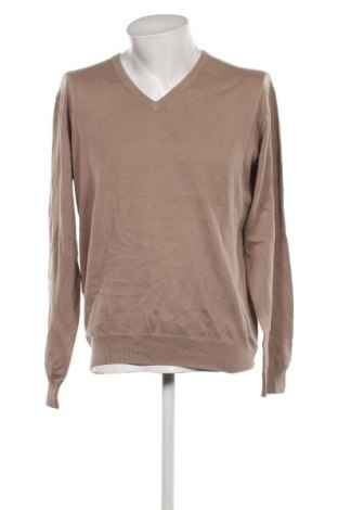 Ανδρικό πουλόβερ, Μέγεθος L, Χρώμα  Μπέζ, Τιμή 8,61 €