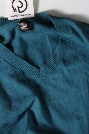 Herrenpullover Adidas Slvr, Größe XXL, Farbe Blau, Preis 23,73 €