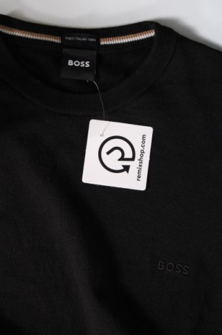 Мъжки пуловер BOSS, Размер L, Цвят Черен, Цена 185,42 лв.