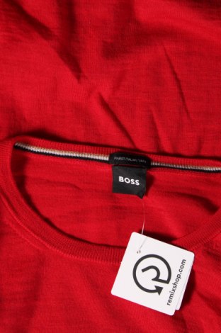 Pulover de bărbați BOSS, Mărime XL, Culoare Roșu, Preț 437,14 Lei
