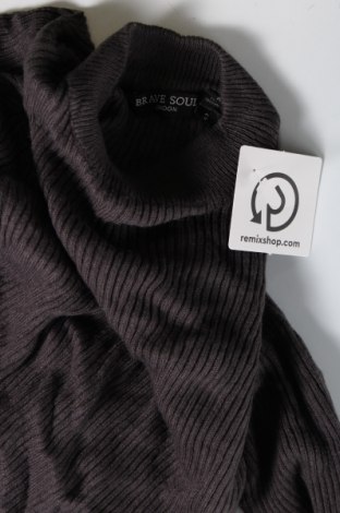 Ανδρικό πουλόβερ Brave Soul, Μέγεθος S, Χρώμα Γκρί, Τιμή 7,36 €