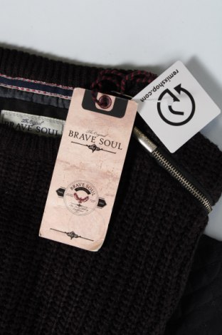 Męski sweter Brave Soul, Rozmiar L, Kolor Czarny, Cena 137,92 zł