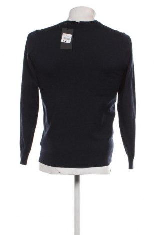 Мъжки пуловер Bruno Leoni, Размер S, Цвят Син, Цена 18,40 лв.
