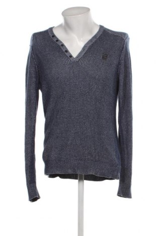 Ανδρικό πουλόβερ Buffalo by David Bitton, Μέγεθος M, Χρώμα Μπλέ, Τιμή 9,46 €