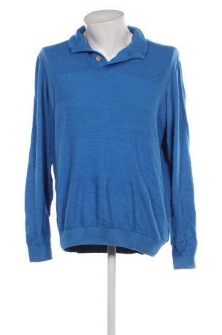 Ανδρικό πουλόβερ Bugatchi, Μέγεθος XL, Χρώμα Μπλέ, Τιμή 42,37 €