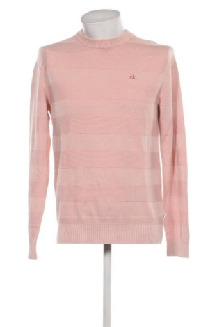 Мъжки пуловер Calvin Klein, Размер L, Цвят Розов, Цена 142,10 лв.