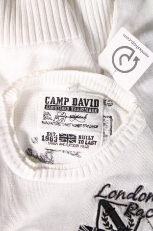 Herrenpullover Camp David, Größe XXL, Farbe Weiß, Preis € 22,40