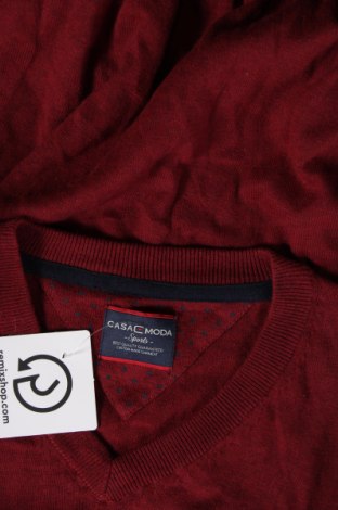 Męski sweter Casa Moda, Rozmiar L, Kolor Czerwony, Cena 160,63 zł