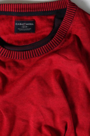 Ανδρικό πουλόβερ Casa Moda, Μέγεθος 5XL, Χρώμα Κόκκινο, Τιμή 38,35 €