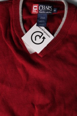 Ανδρικό πουλόβερ Chaps, Μέγεθος M, Χρώμα Κόκκινο, Τιμή 22,64 €