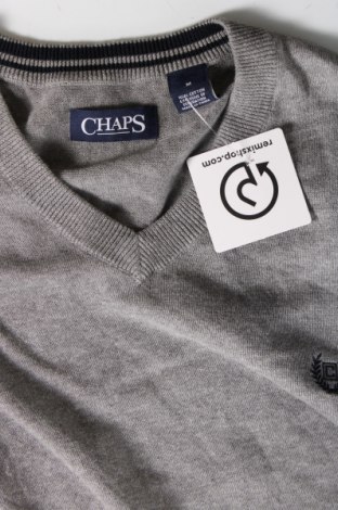 Ανδρικό πουλόβερ Chaps, Μέγεθος M, Χρώμα Γκρί, Τιμή 9,69 €