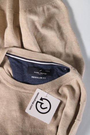 Ανδρικό πουλόβερ Daniel Hechter, Μέγεθος S, Χρώμα  Μπέζ, Τιμή 46,91 €