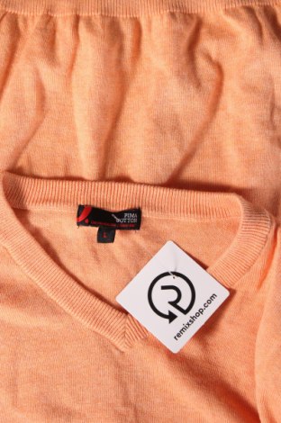 Ανδρικό πουλόβερ Dressmann, Μέγεθος L, Χρώμα Πορτοκαλί, Τιμή 21,03 €