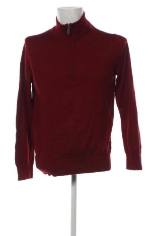 Мъжки пуловер Eddie Bauer, Размер M, Цвят Червен, Цена 52,70 лв.