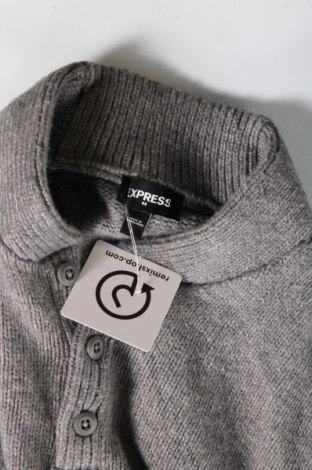 Мъжки пуловер Express, Размер L, Цвят Сив, Цена 18,36 лв.