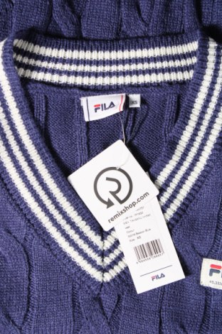 Мъжки пуловер FILA, Размер XS, Цвят Син, Цена 75,60 лв.